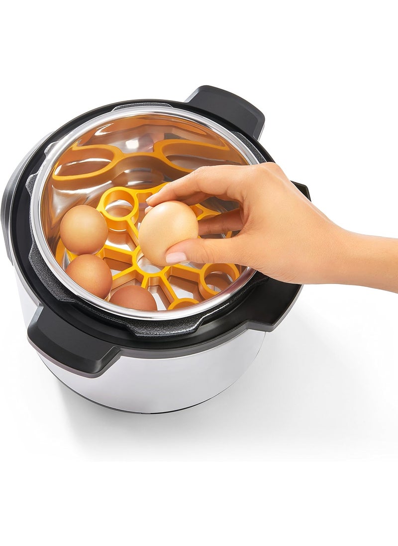 OXO OXO Good Grips Silicone Egg Rack  One SizeYellow  - Image 4