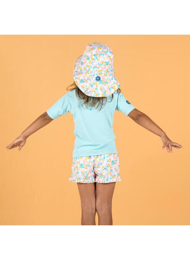 نابايجي تي شيرت بحماية من الأشعة فوق البنفسجية بأكمام قصيرة للرضع - أزرق فاتح - Image 3