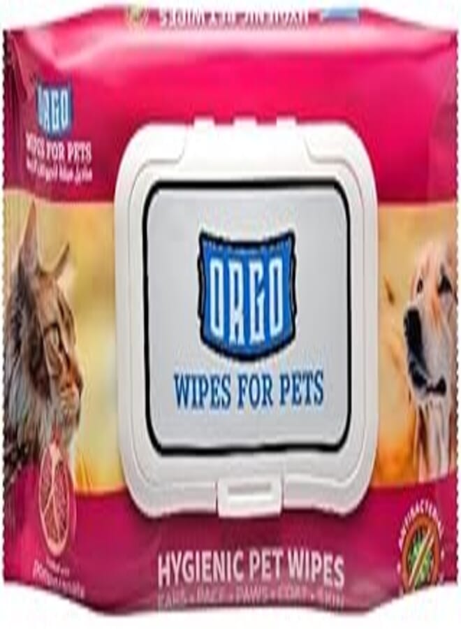 Orgo Pet Wipes, 48 Wipes (48 Wipes, Pomegranate)