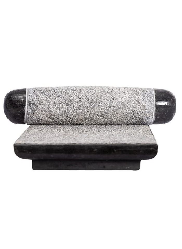 Natural Handmade Masala Grinding Stone Mortar and Pestle Ammikkal Hand Miller