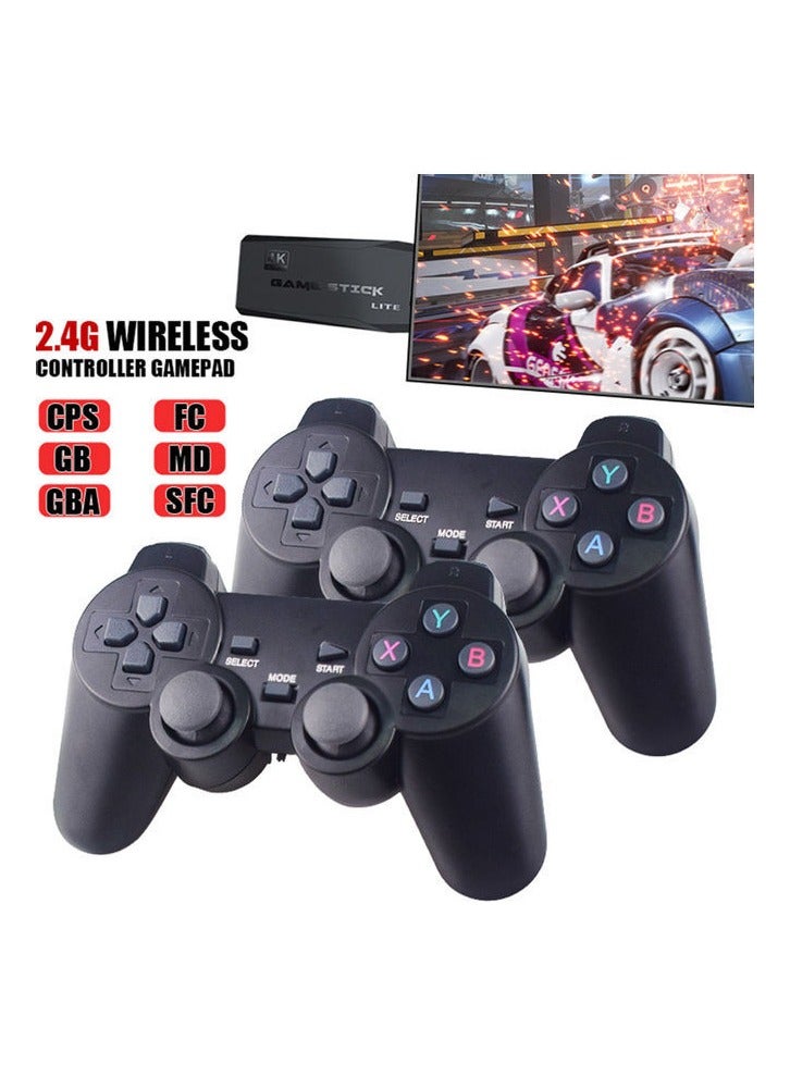 جهاز ألعاب Y3 لايت بدقة عالية الوضوح يمكن توصيله بالتلفزيون مع بطاقة بسعة 64 جيجابايت و10000 لعبة وجهازي تحكم مع عصا وكابل تمديد بدقة عالية الوضوح - Image 4