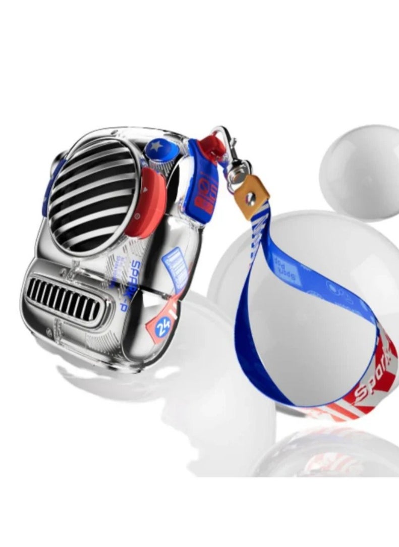 Divoom Spark Pop Bluetooth Speaker Portable Mini Speaker Class-D 25W Digital Amplifiers BLUE  - Image 2
