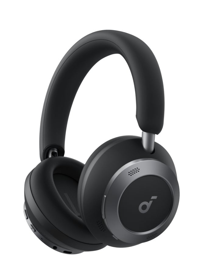Soundcore Space One Pro by Anker, Adaptive Active Noise Cancelling Headphones, Super Foldable Design, 60H Lossless Audio, Ultra-Fast Charging, Hi-Res Wireless Audio with LDAC, Comfortable Fit Black - Image 1