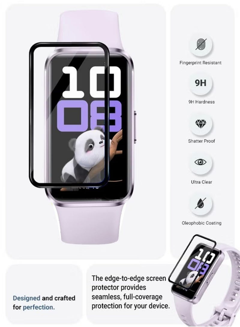Nova future Huawei Band 8 9 10 Screen Protectors 3 Pack Ultra HD Full Coverage Film for Daily Use and Outdoor Protection - Image 2