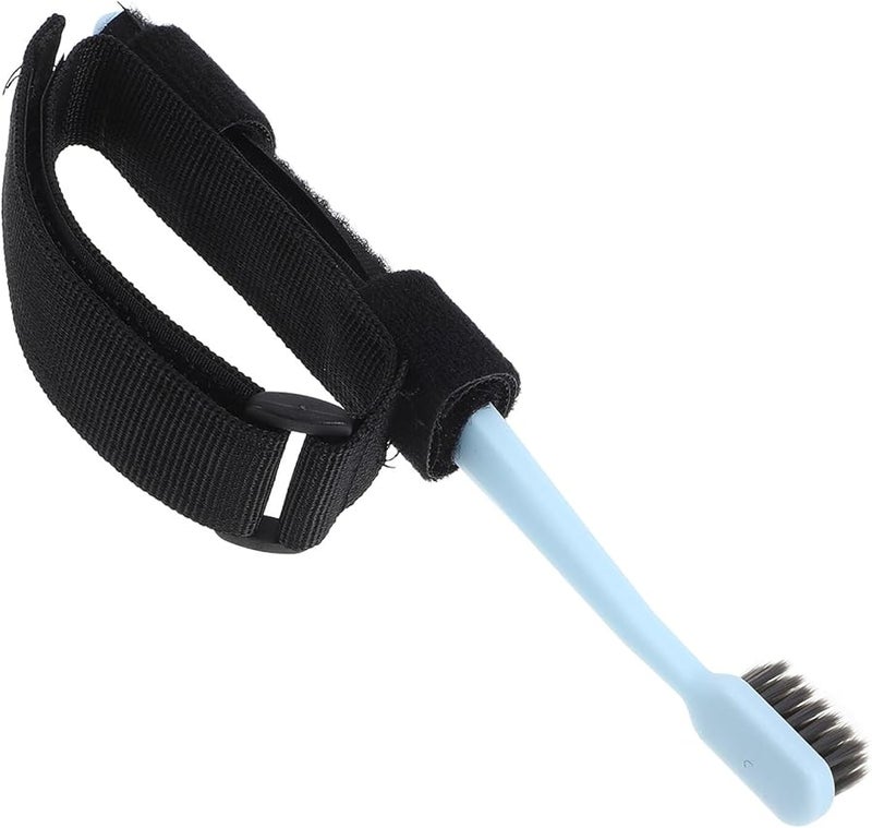 فرشاة أسنان للمسنين مع حامل قابل للتكيف و شعيرات ناعمة مادة متينة مساعد التنظيف - Image 2