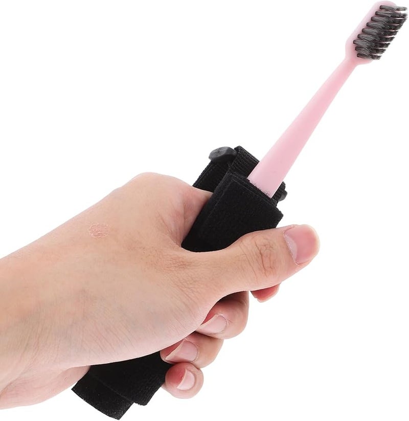 فرشاة أسنان للمسنين مع حامل قابل للتكيف و شعيرات ناعمة مادة متينة مساعد التنظيف - Image 4