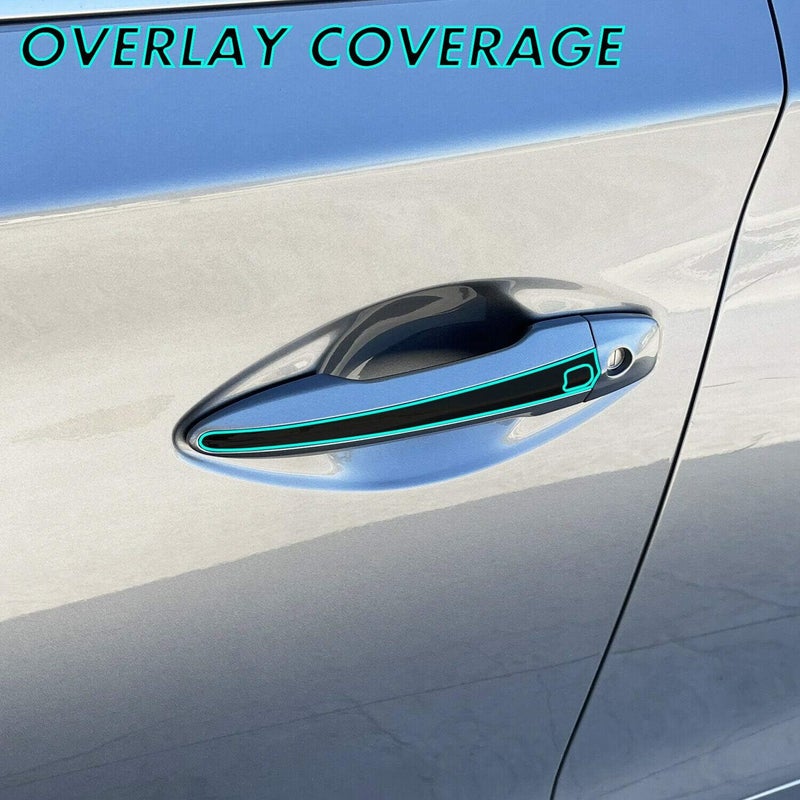 SlickMod غطاء فينيل أسود لمقبض باب إنفينيتي Q50 Q50S من SlickMod - Image 2