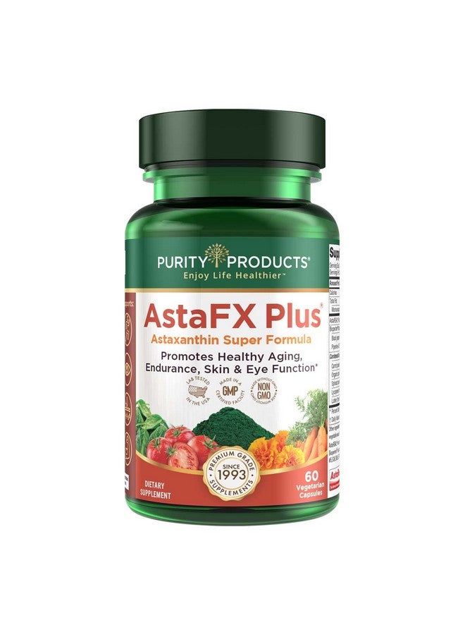 Purity Products Astafx Plus Astaxanthin Super Formula 30 Day Supply From Supports Endurance Promotes Healthy Skin Supports Visual Health Up To 6000 Times More Powerful Than Vitamin C - Image 2