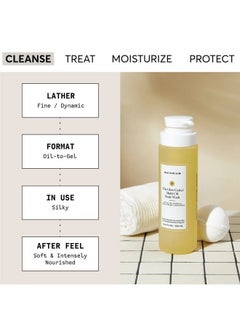 NATURIUM The Glow Getter Multioil Hydrating Body Wash Gentle Cleanser 16.9 Oz  - Image 3