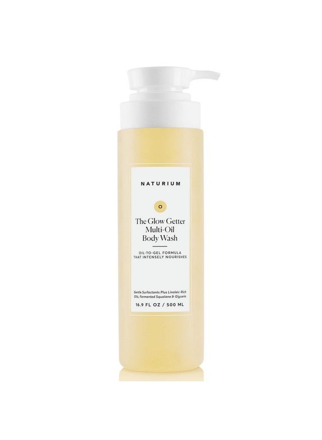 NATURIUM غسول الجسم المرطب متعدد الزيوت من ذا جلو جيتر، منظف لطيف، 16.9 أونصة - Image 2