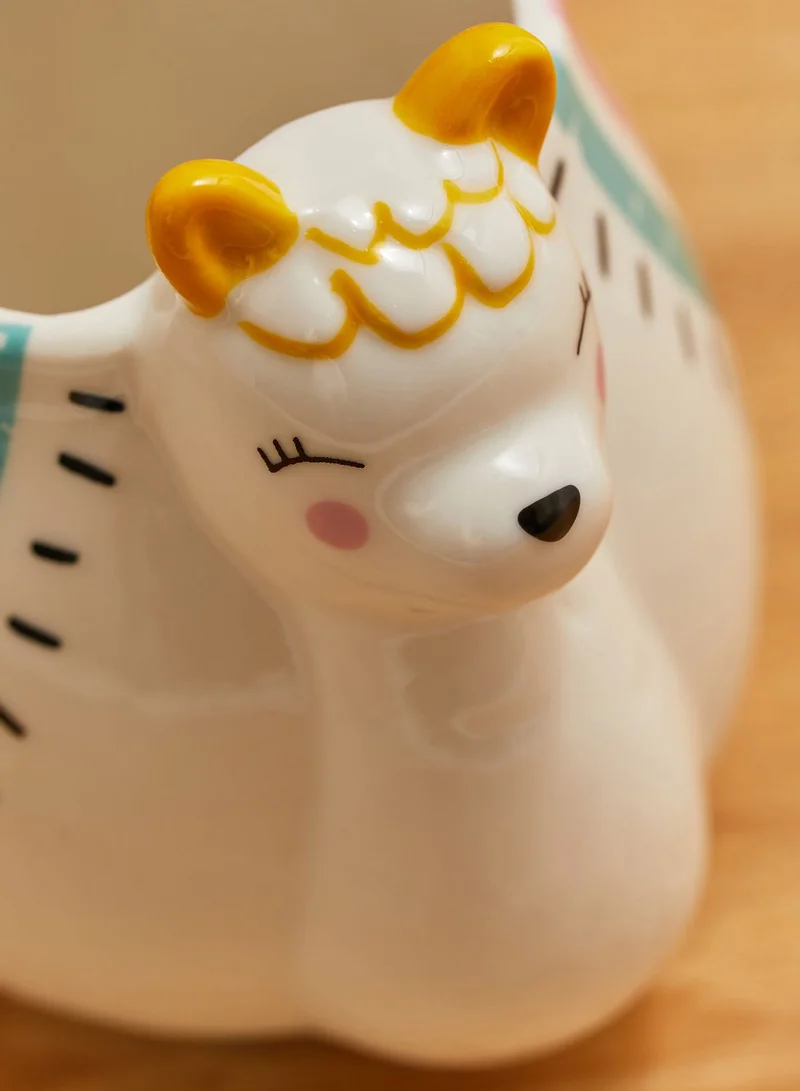 Pink Cactus Llama Mug