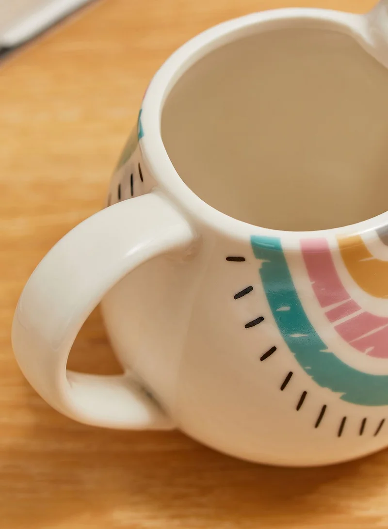 Pink Cactus Llama Mug