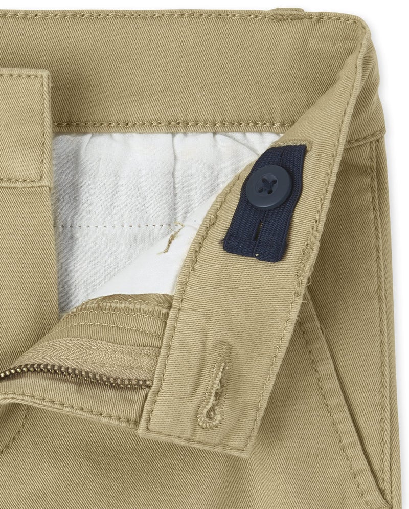 The Children's Place Boys Stretch Skinny Chino Pants,Flax Single,12S - Image 2
