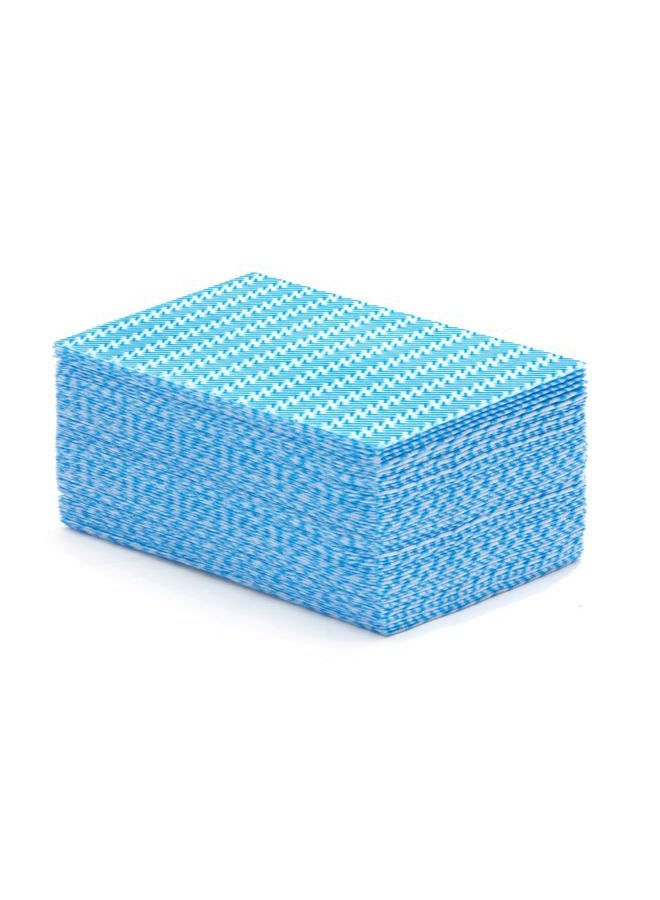 SUZZYVINE Disposable Cleaning Towels Dish Towels and Dish Cloths Reusable Towels,Handy Cleaning Wipes, 50 Count/Pack,Blue - Image 1
