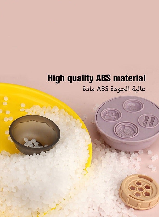 دوركو طقم بناء برجج ملون مع اكسسوارات وعجائن غير سامة، هدية مبتكرة للأطفال - Image 3