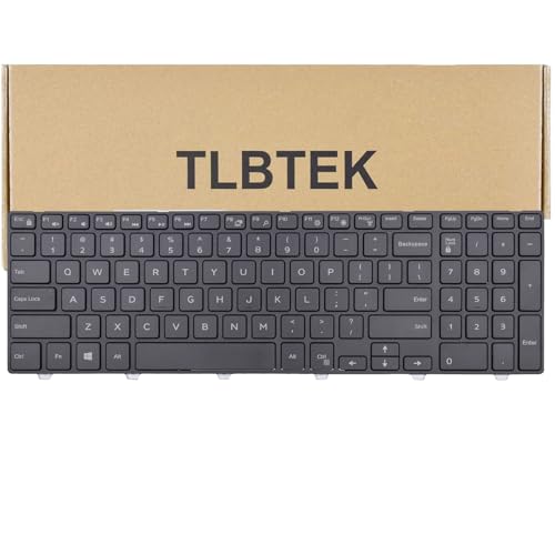 TLBTEK Keyboard Replacement Compatible with Dell Inspiron 15-3000 15-5000 17-5000 15-7000 15-7557 15-7559,i3541 i3542 i3543 i3551 i3552,Latitude 15 3550 3560,Vostro 15 3546 3549 Series Laptop - Image 1