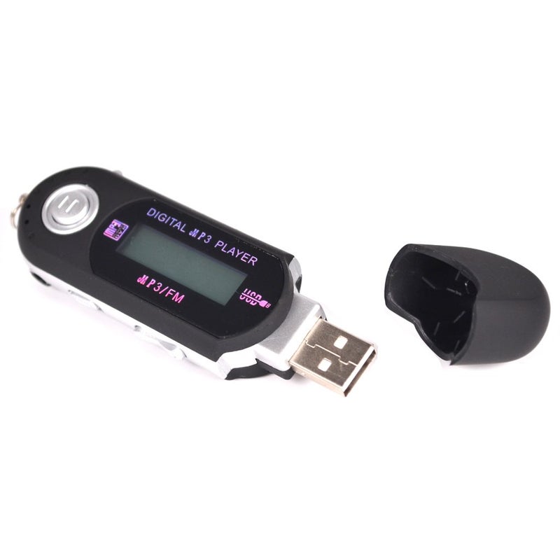 MagiDeal 8GB MP3 USB Music Player with LCD Screen FM Radio Voice Recorder Black - Image 4
