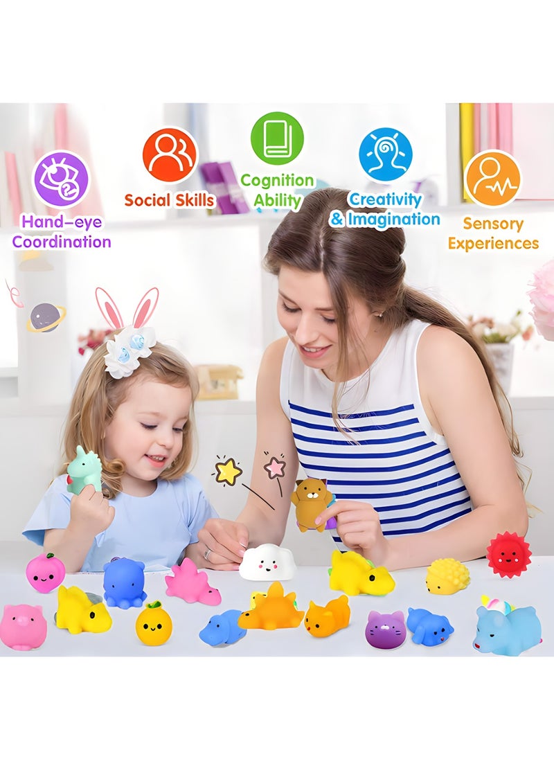 MAGIC VAULT Squishies Mochi Squishy Toys 36 Pcs Party Favors for Kids Mochi Squishy Toy for Adults Goodie Bag Filler Party Birthday Favors for Classroom Prizes,Birthday Gift,Goodie Bag Stuffers(36Pcs One Box)  - Image 4