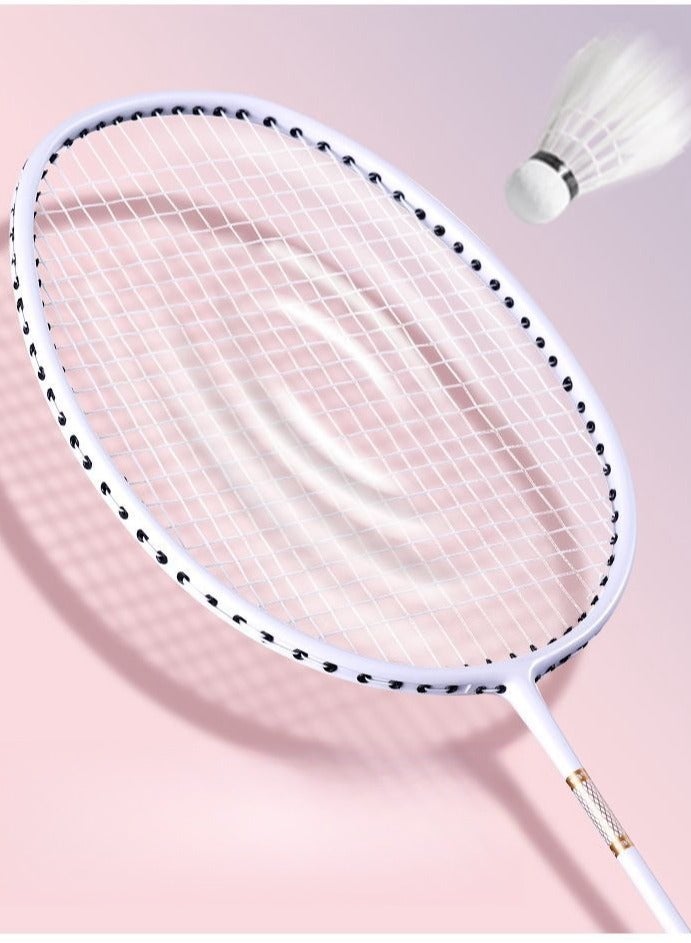 Deerway Carbon Badminton Racket Ultra Light And Durable Adult Suit, Competition Training, Dribbling, Double Racket - Image 5