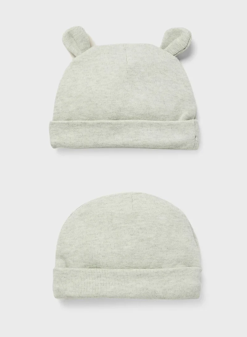 Zippy Infant 2 Pack Essential Beanie