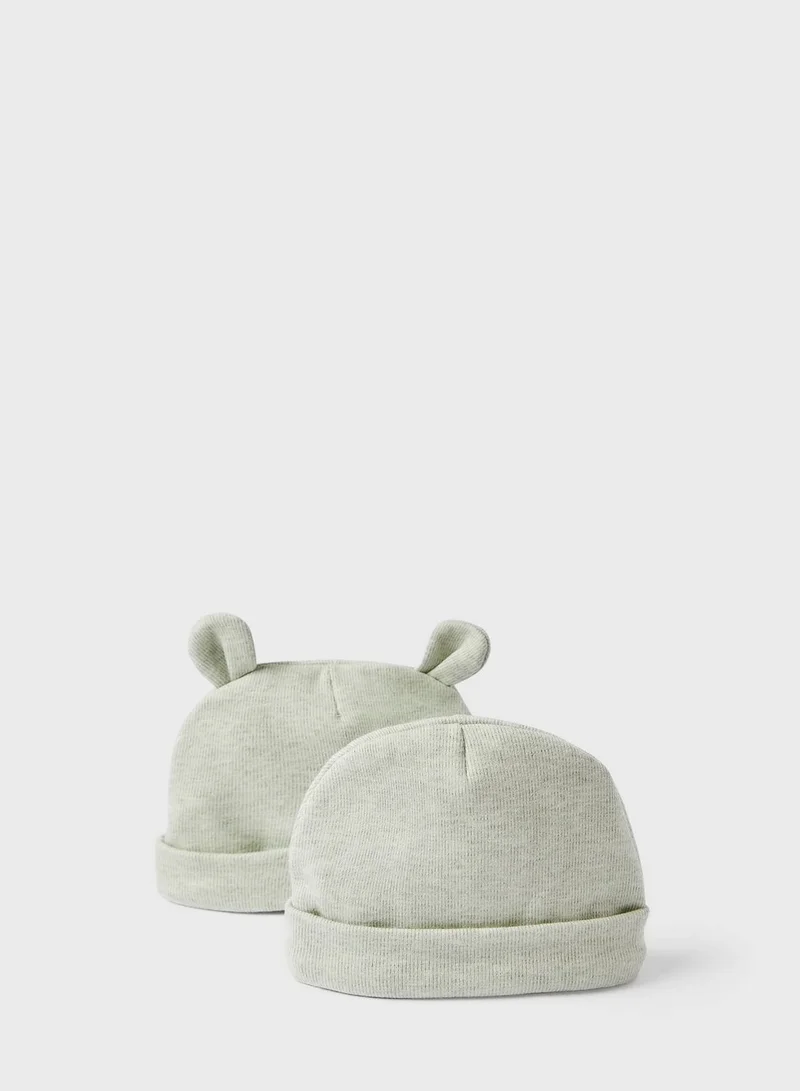 Zippy Infant 2 Pack Essential Beanie