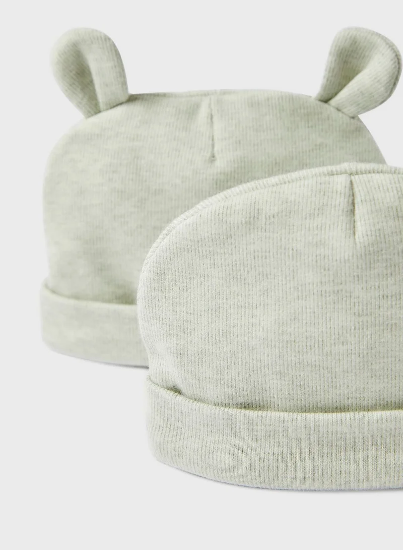 Zippy Infant 2 Pack Essential Beanie