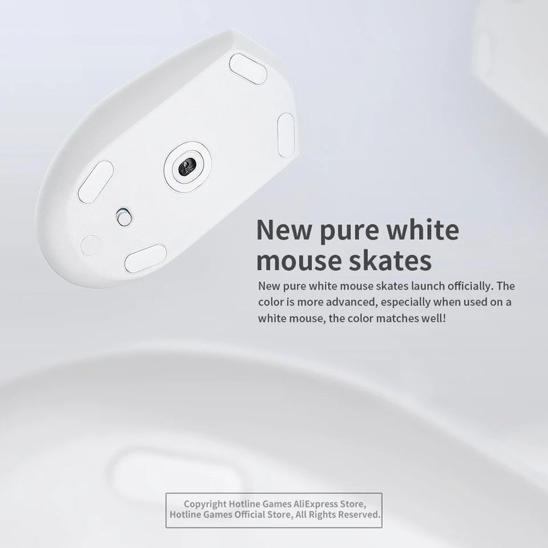Hotline Games 3.0 Plus Mouse Feet Skates for Logitech G Pro X Superlight 2 DEX Wireless Gaming Mouse, 2 Sets, Rounded Edges - Image 4