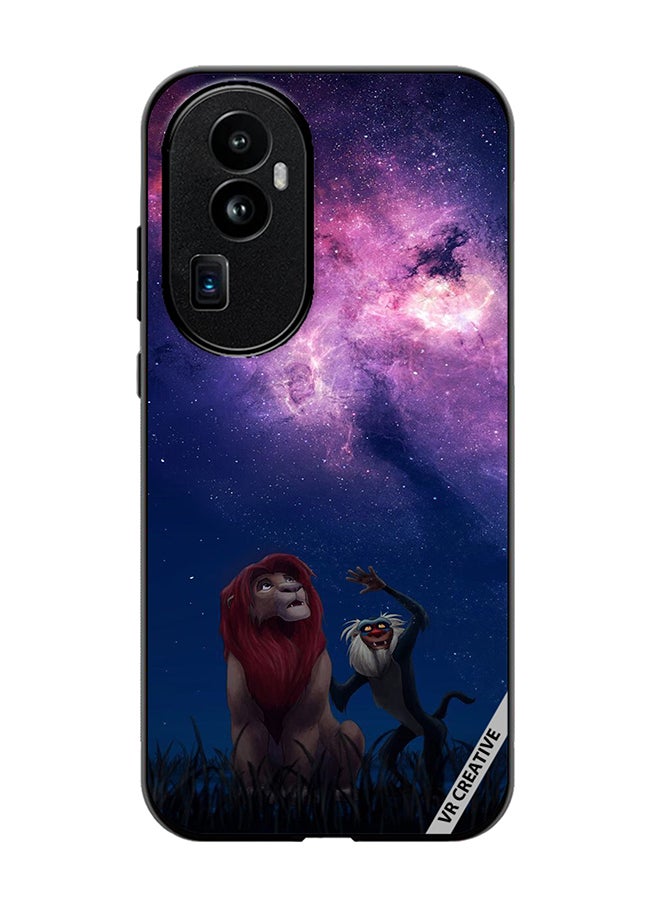 VR CREATIVE Protective Case Cover For Oppo Reno 10 Pro Plus Lion King Design Multicolour - Image 1