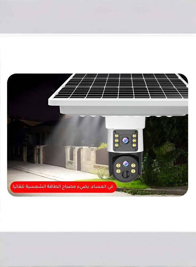 لمبة إضاءة طاقة شمسية لتعزيز الرؤية الليلية لكاميرات المراقبة الخارجية - Image 3