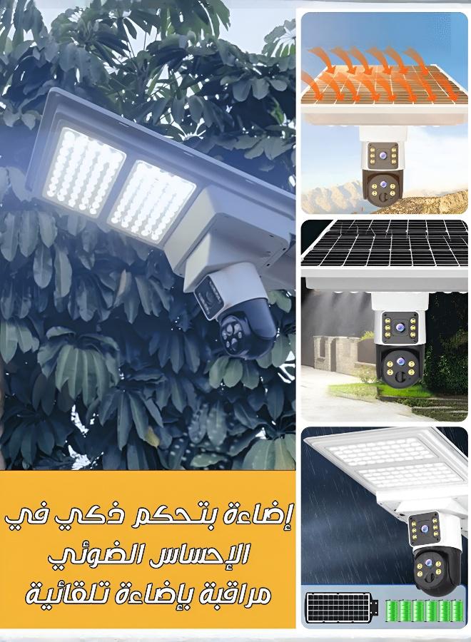 لمبة إضاءة طاقة شمسية لتعزيز الرؤية الليلية لكاميرات المراقبة الخارجية - Image 5
