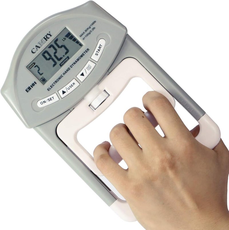 Camry 90kg 90 Kgs Digital Hand Dynamometer Grip Strength Measurement Metre Auto Capturing Hand Grip Power - Image 1