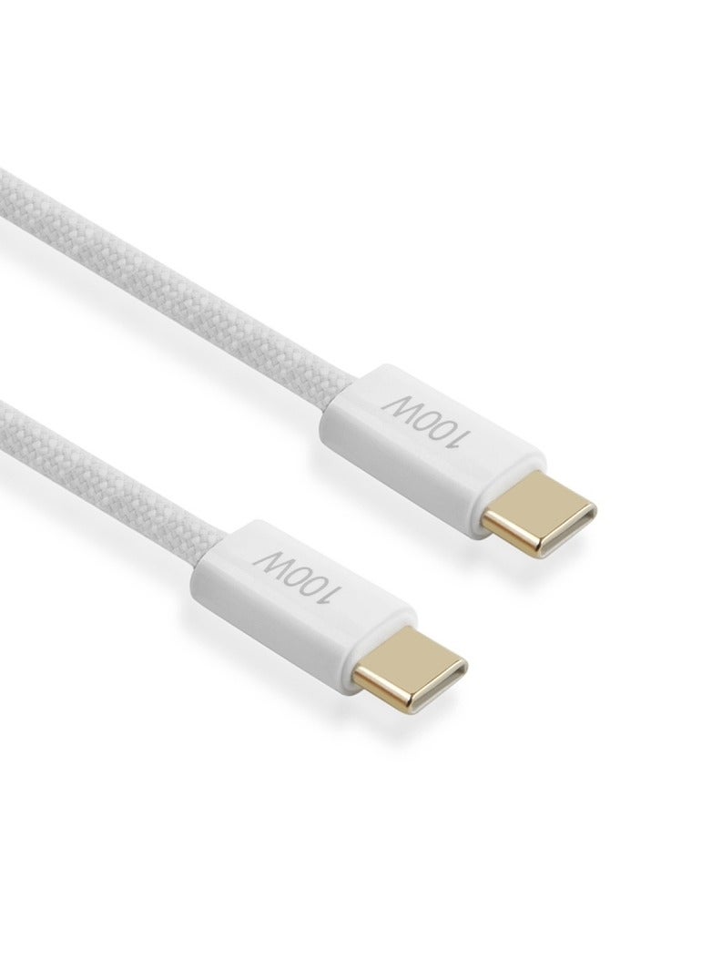 Vidvie Type-C to Type-C Data Cable CB4011CandC (White) – 120cm - Image 4