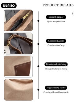 Women's Shoulder Tote Bag Canvas Handbag For Women Large Capacity Bucket Bag Fashionable Travel Messenger Shoulder Bag For Ladies Girls College Students - pzsku/Z7C5DF669E76F331BE083Z/45/_/1733563254/28a4cfd1-8463-4db0-a2b2-6e2202bd299a