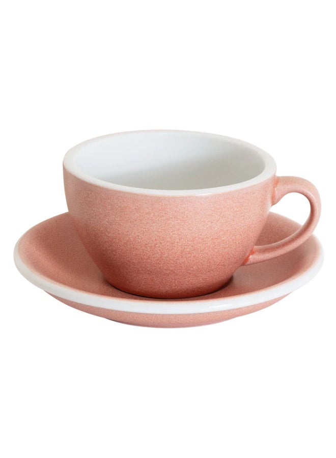 Loveramics Egg 250ml Porcelain Cappuccino Cup And Saucer Cinnabar