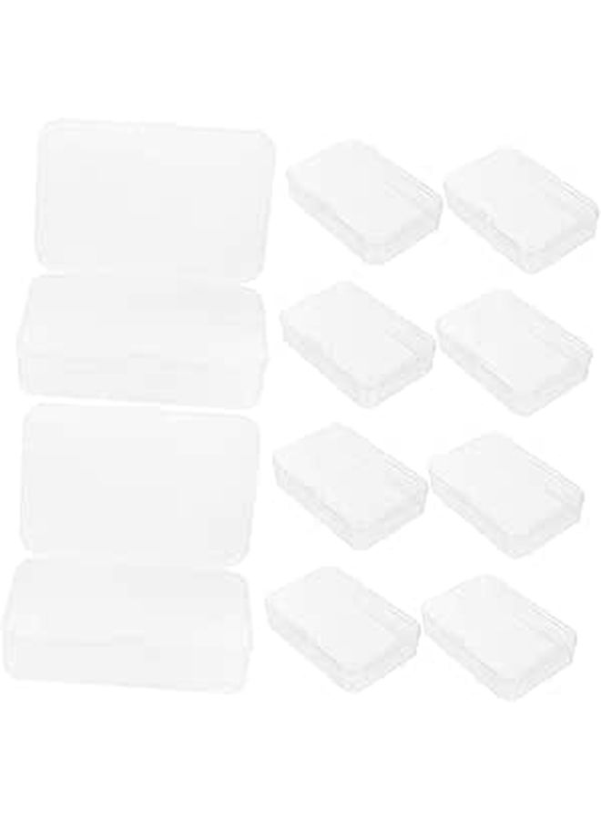 10 Piece Plastic Playing Card Storage Case Holder Organizer For Poker Game Cards - Image 1