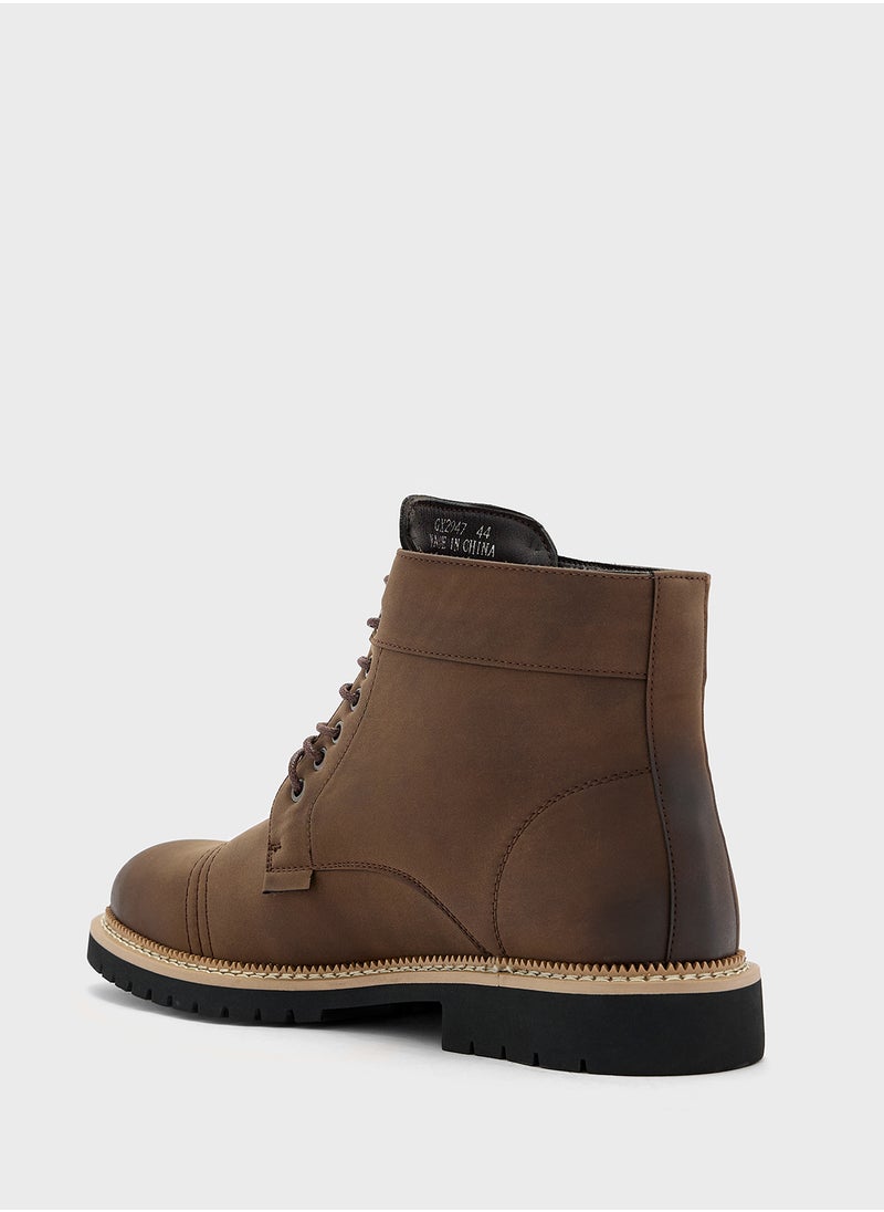 Robert Wood Casual Biker Boots  - Image 3