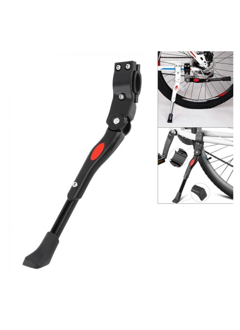 Y&D Bike Kickstand, Side Rear Bracket Adjustable Aluminium Alloy Kick Stand Adult Bicycle Universal for 24-29 Inches Mountain Bike, Road  - Image 1