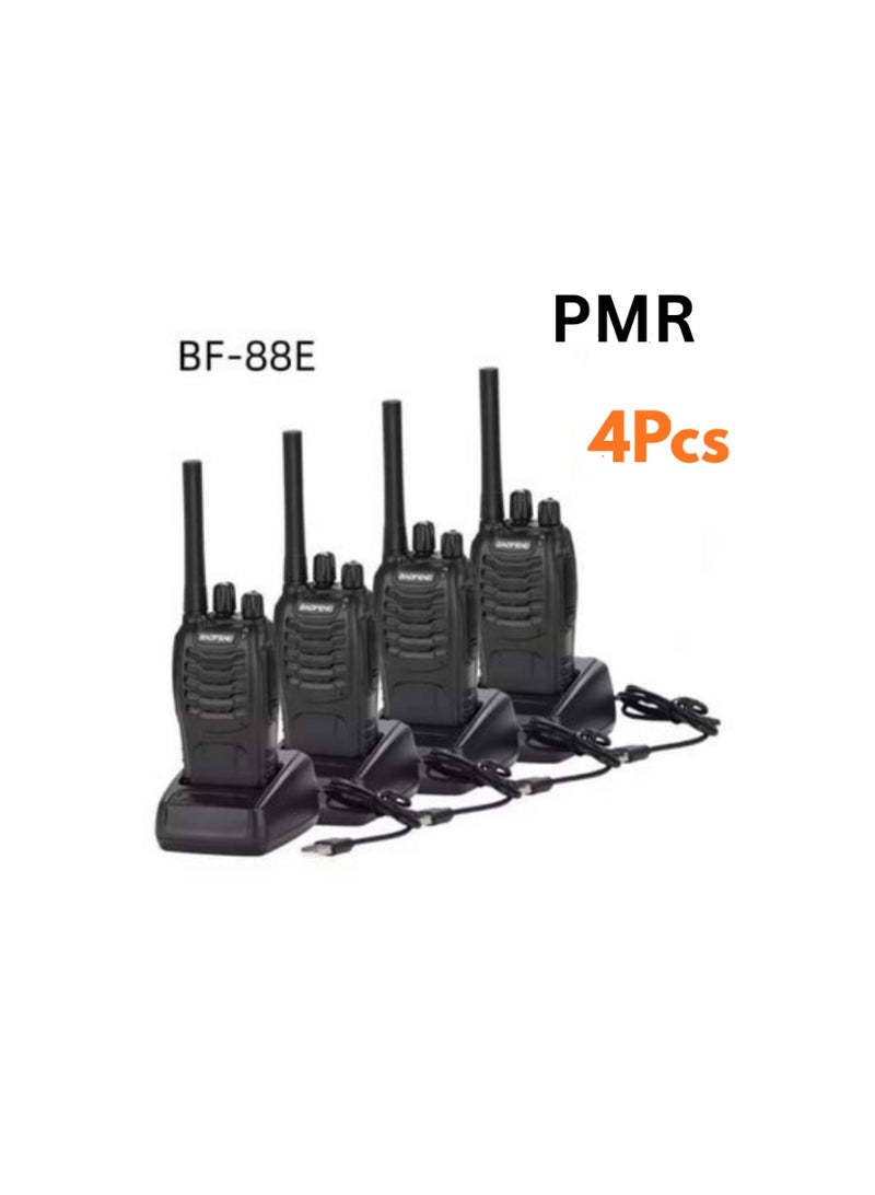 Baofeng 4 Pcs Baofeng Bf-88s Outdoor Indoor Pmr446Mhz European Frequency Intercom Wireless Handheld Manufacturer Spot - Image 1