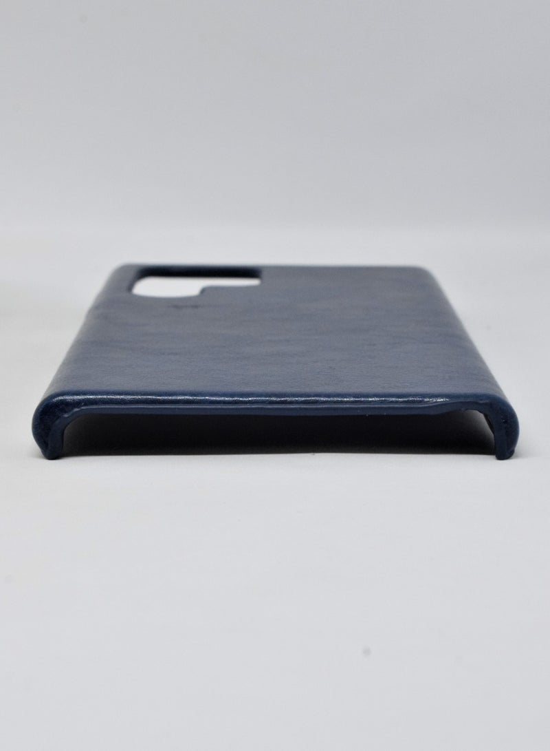 BORTONY Slim Leather Case Cover For Samsung S22 Ultra Grey - Image 3