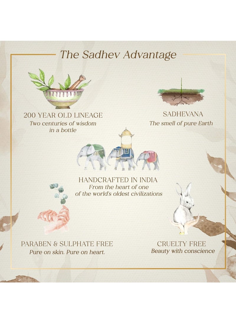 SADHEV - Ayurvedic Anti-Ageing Face Serum With Goodness OF Bakuchiol And Naturally Derived Retinol for Reducing Wrinkles, Fine lines And Dark Spots - Image 1
