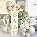 QIFU Baby Shower Decorations Baby Balloon Boxes Blocks with 30 Letters for DIY Boy Girl 1st Birthday Teddy Bear Baby Shower Bridal Shower Gender Reveal Party Decoration by QIFU - Image 2