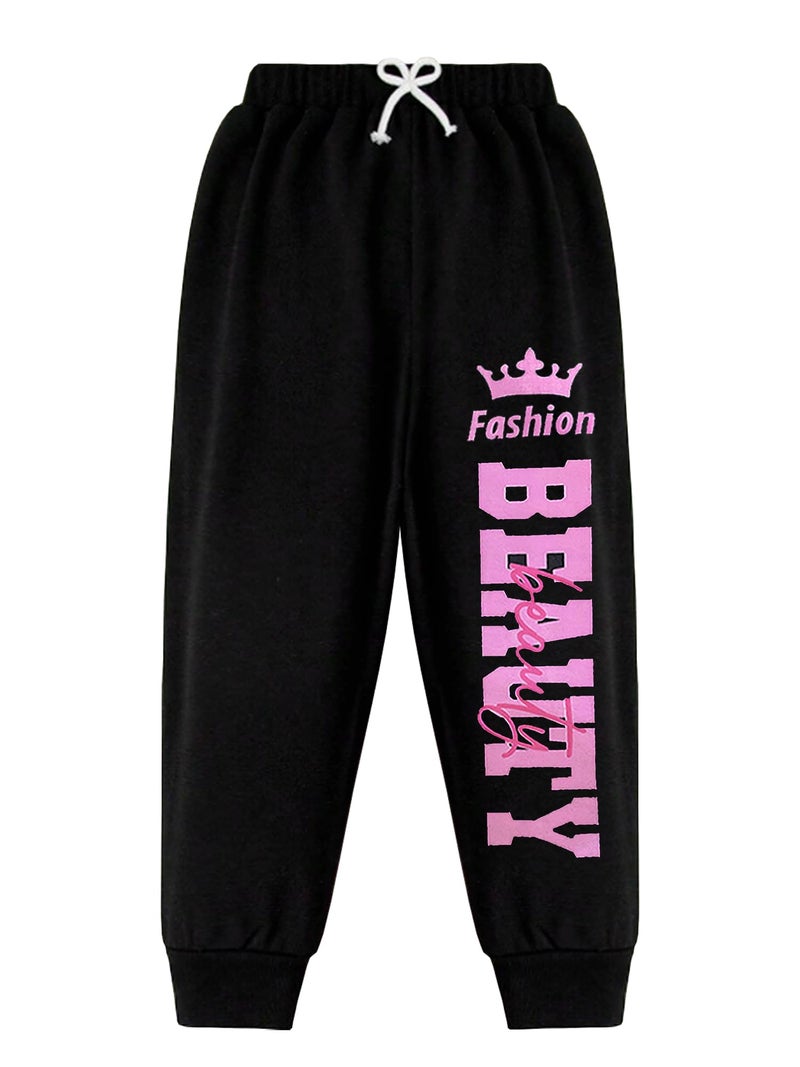 Kuchipoo Girls Regular Mid Rise Track Pants - Pack of 3 (KUC-LOW-142, 5-6 Years, Multi-Colored) - Image 4