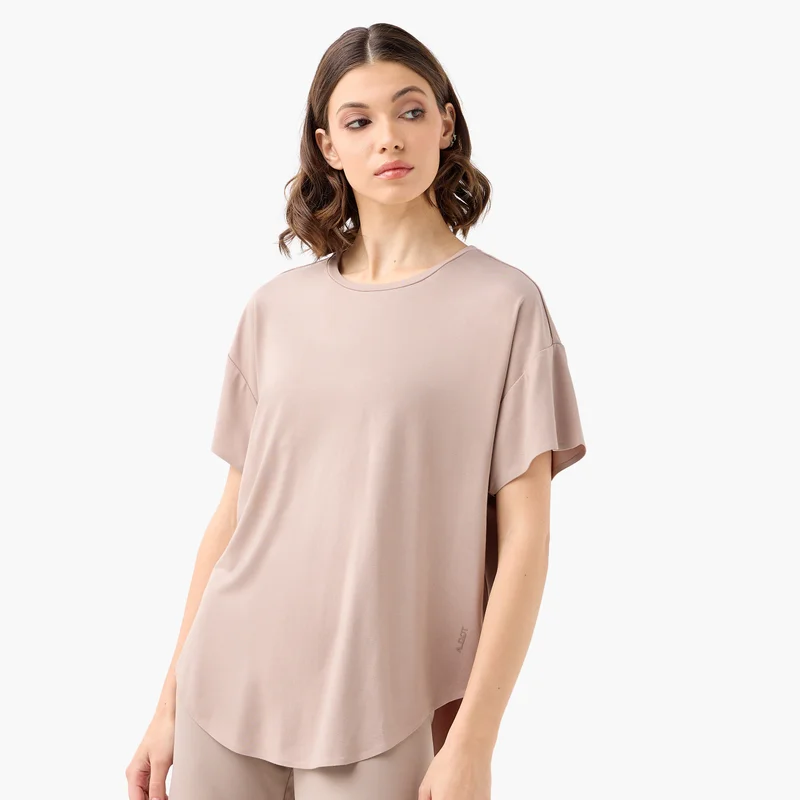 ADOT by Splash Drop Shoulder T-shirt with Round Neck