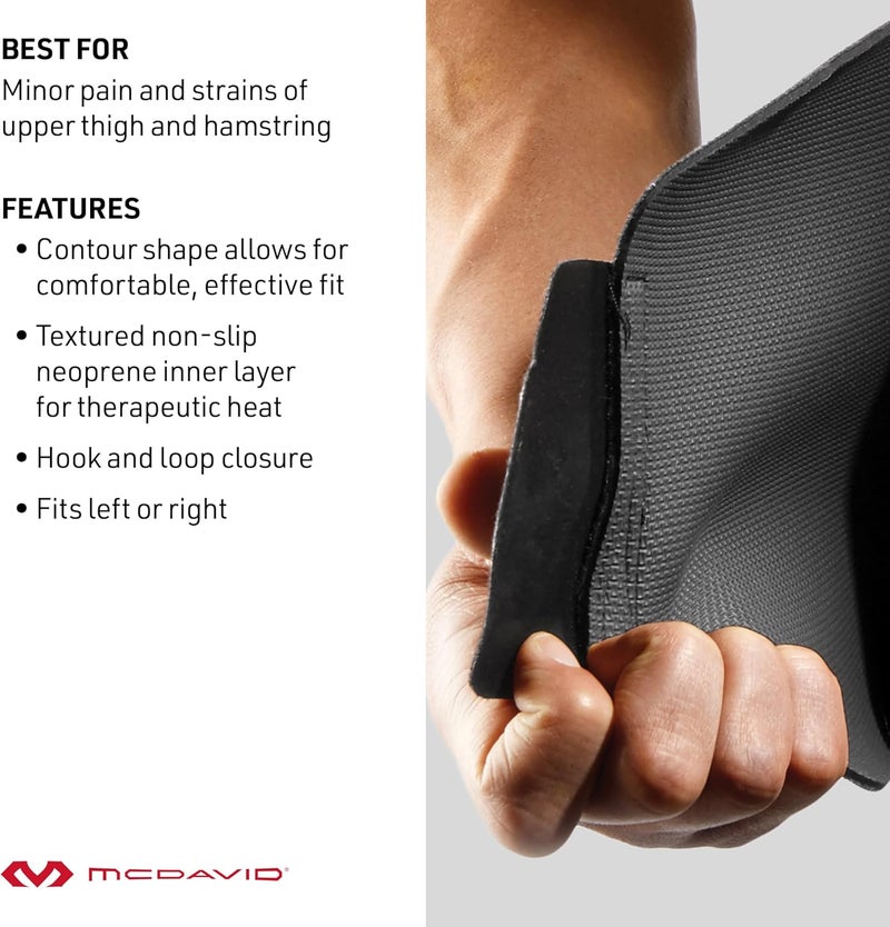 McDavid Level 1 Adjustable Groin Wrap - Black - Image 4