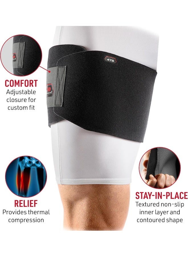 McDavid Level 1 Adjustable Groin Wrap - Black - Image 2