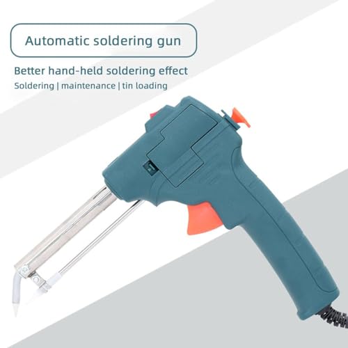 UPTODATETOOLS 60W Tin Soldering Iron Pump Welding Tool Handheld Electric Soldering Iron Automatic Send Tin Gun - Image 5