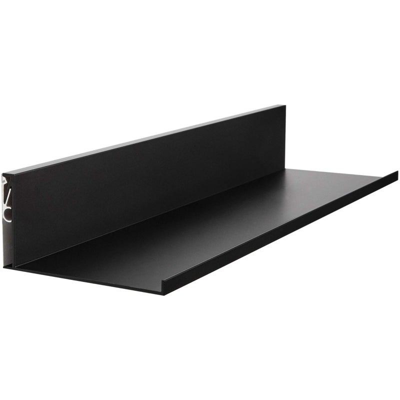 Hangman L48B L 48-Inch No-Stud Floating Shelf (Black Powder Coat) - Image 1