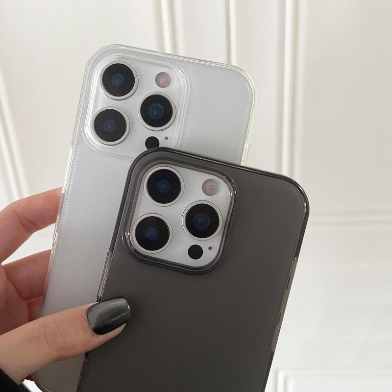 إيروريكس جراب هاتف TPU شفاف ومريح غير لامع لهاتف iPhone 14 Pro (برتقالي) - Image 3