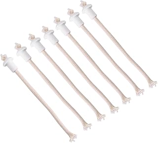 ZERONE Zerone Oil Lamps Wicks with Ceramic Holder, 28Pcs Torch Wine Bottle Oil Candle Lamp Fiber Glass Heat-Resistant Kerosene  - Image 1