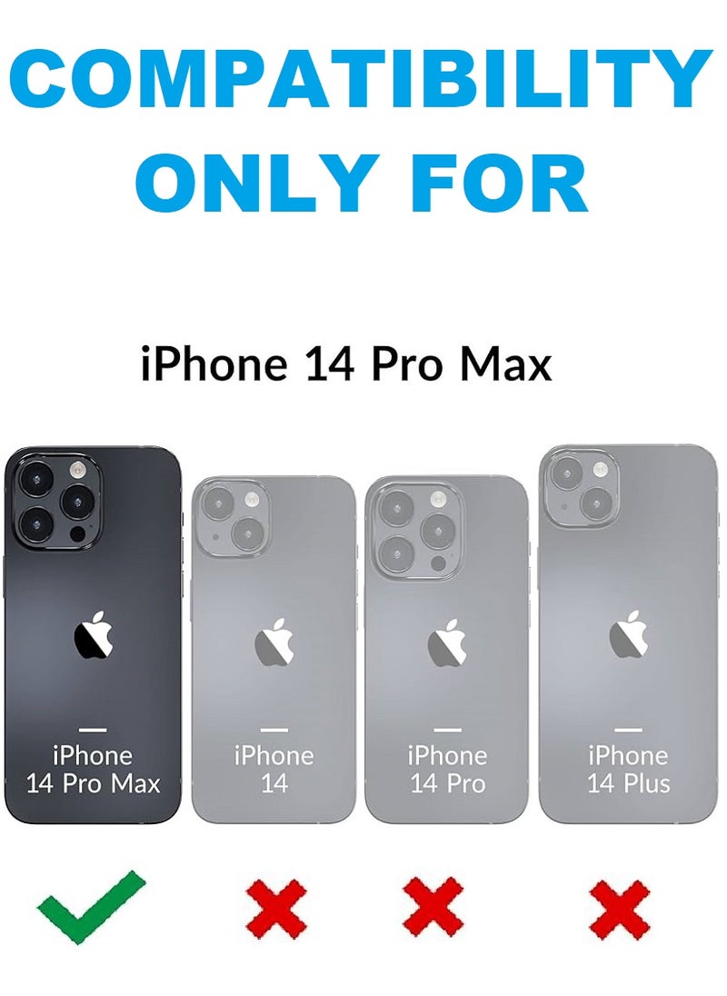 2 Pieces Tempered Glass Screen Protector Clear Designed For iPhone 14 Pro Max Full Screen Coverage And Bubble Free - Image 3